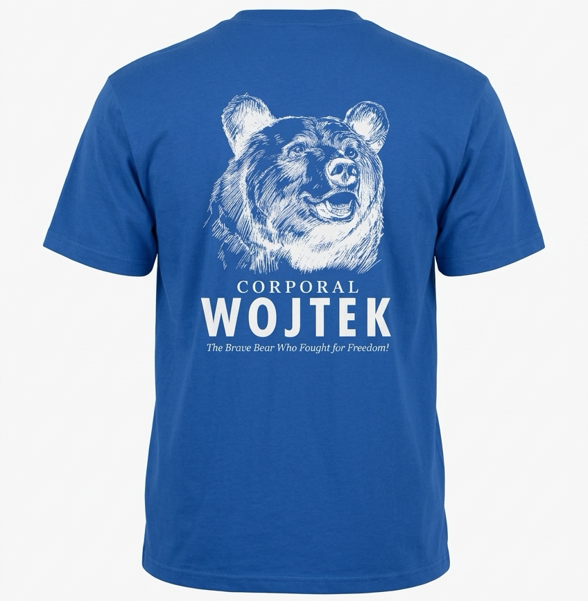 Corporal Wojtek T-Shirt, Bright Blue