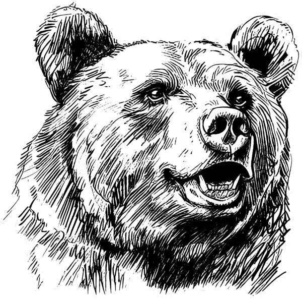 Wojtek’s engraving: the bear’s head, the Corporal Wojtek mark.